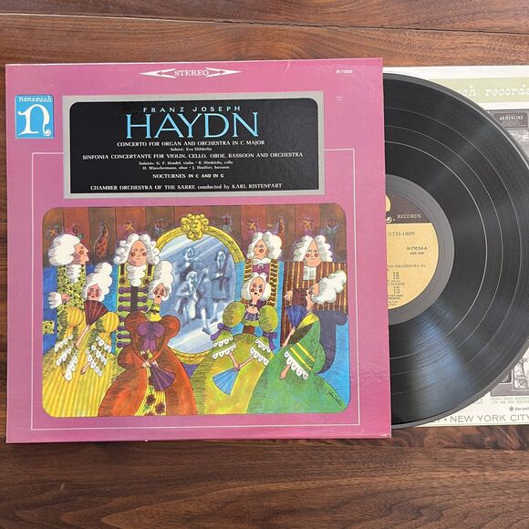 Franz Joseph Haydn Concerto for Organ & Orchestra In C Major LP Nonesuch H 71024 - Picture 1 of 8